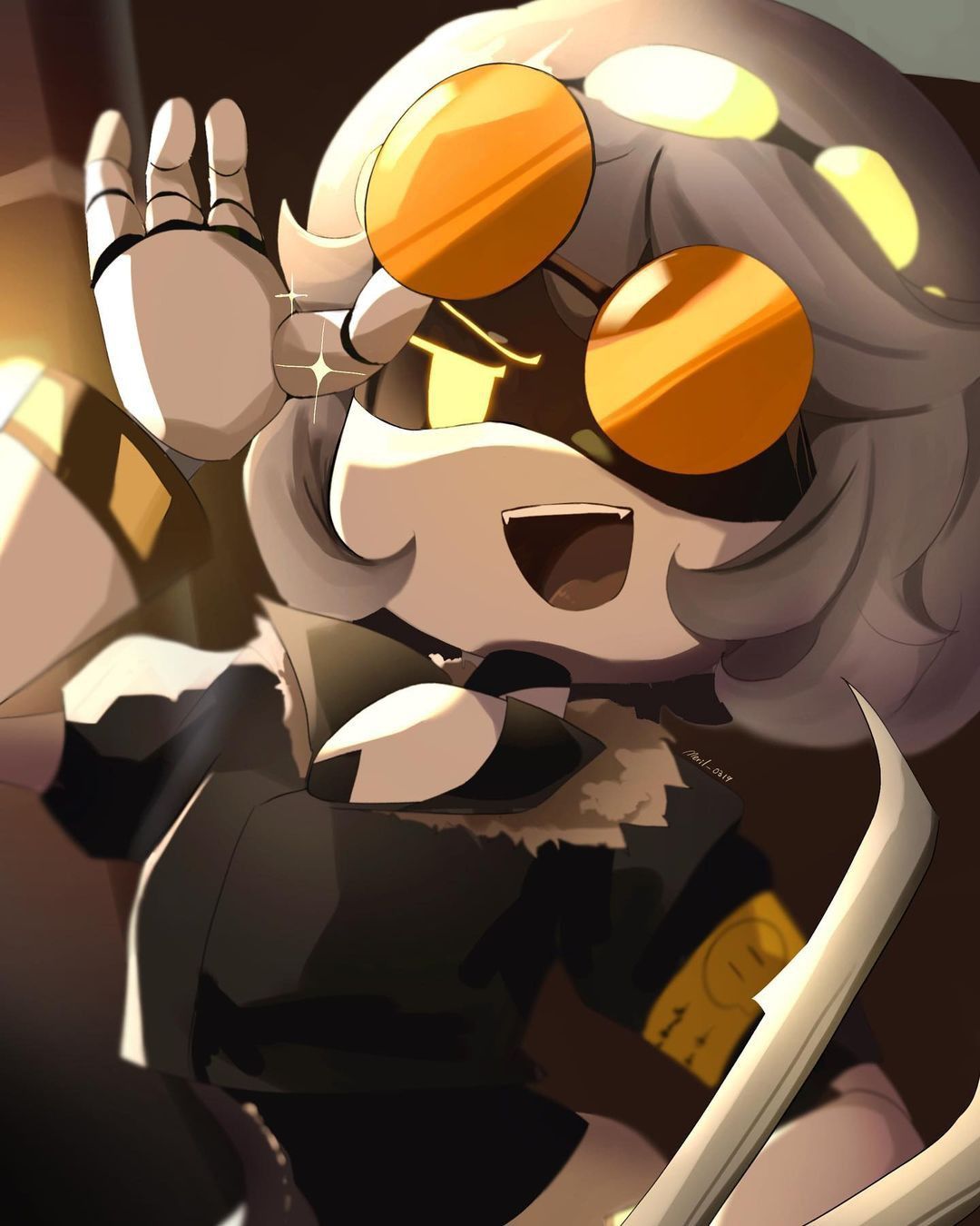 Fan Art de N con gafas